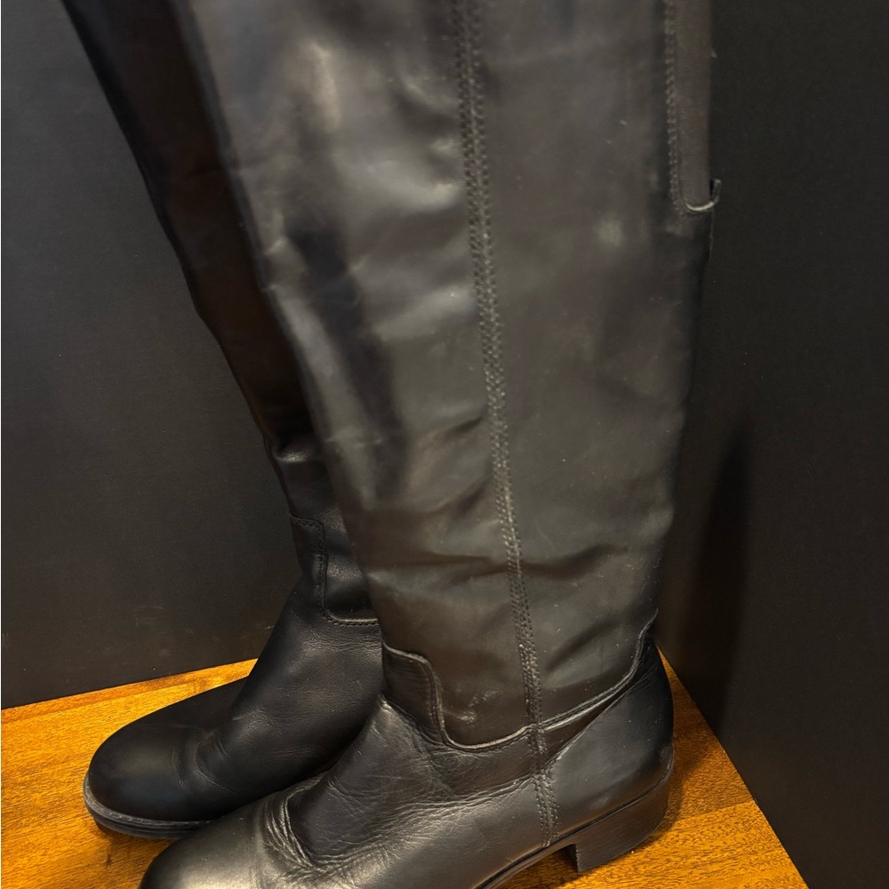 Franco Sarto Black Heeled Boots